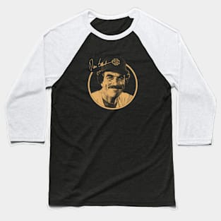 Tom Selleck Brown Baseball T-Shirt